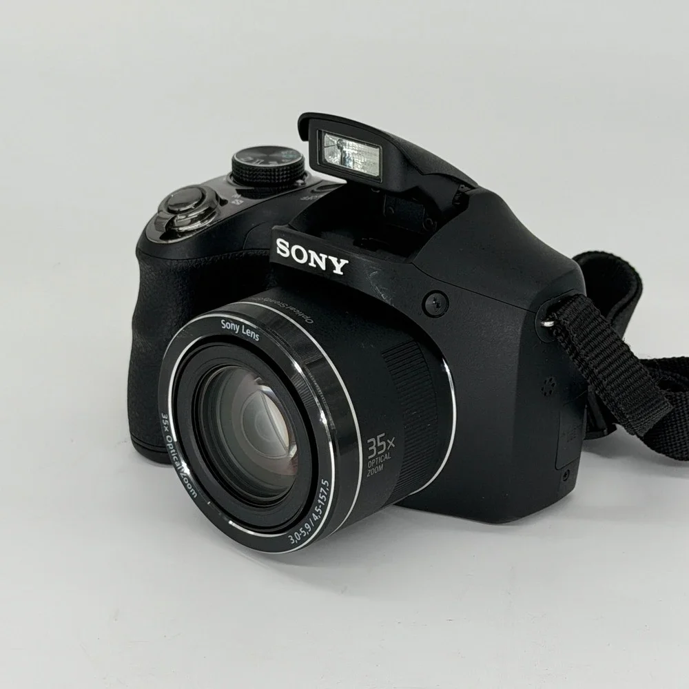 Sony Cyber-shot DSC-H300 20.1MP Digital Camera Black 35x Optical Zoom Bundle